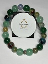 BRACELET Femme en pierres mélangées vertes