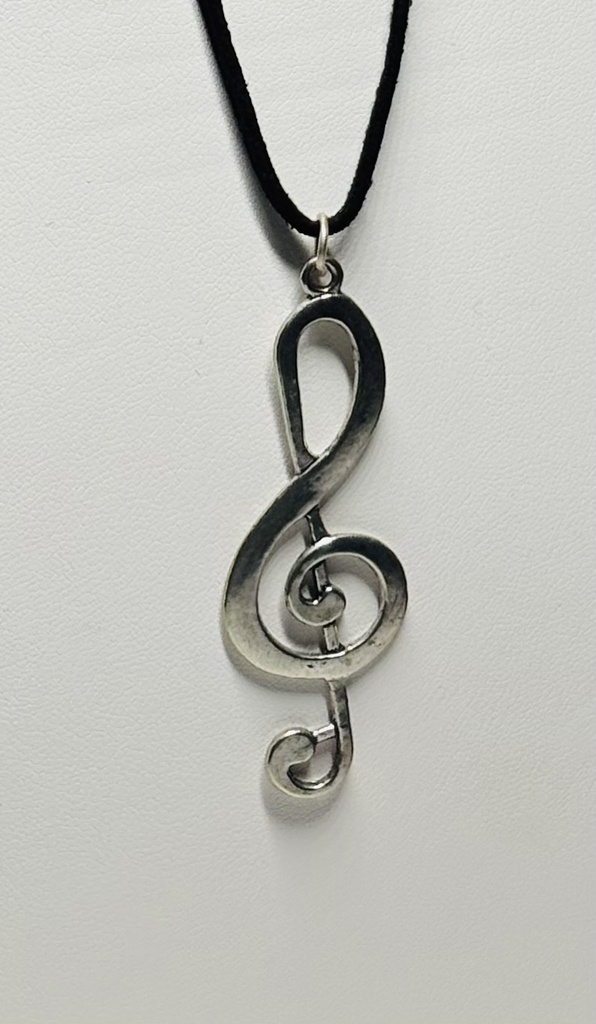 COLLIER Femme « clé de sol »