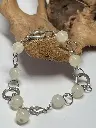 BRACELET Femme en "pierres de Lune beige