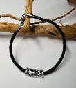 BRACELET Homme en cuir marron
