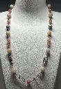 COLLIER Femme en style "Rhodonite"