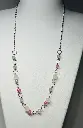 COLLIER Femme style "Quartz" rose