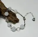 BRACELET Femme en Jade blanc