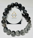 BRACELET Homme en Obsidienne foncé et clair