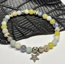 BRACELET Homme en Amazonite givrée et mouchetée