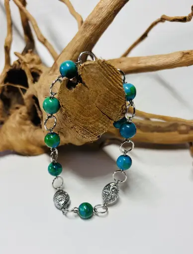 [BRAF22] BRACELET Femme en Chrysocolle
