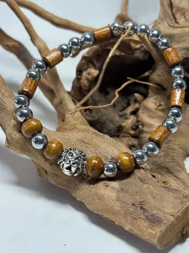 [BRAH35] BRACELET Homme en Hématite