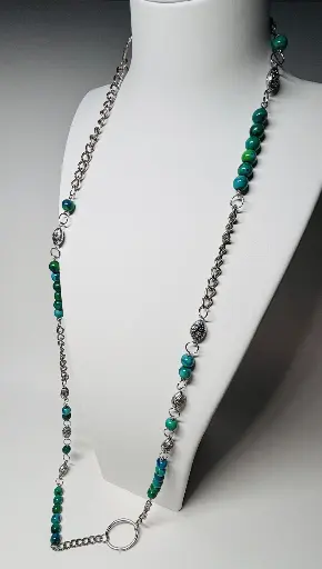 [COLF12] SAUTOIR Femme en Chrysocolle